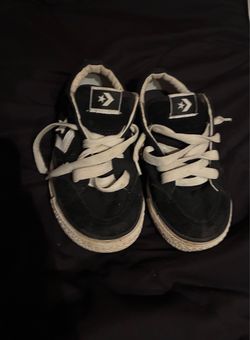 Converse El Distrito 2.0 OX Junior Sneakers Black and White - Size 1