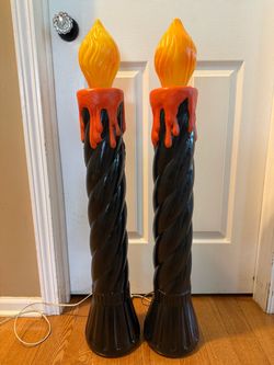 Custom 36” Halloween Blow Mold Candles