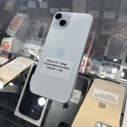 iPhone 15 Plus 128gb T-Mobile/MetroPcs/Mint