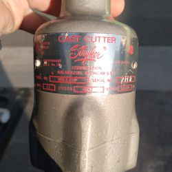 Vintage Cast Cutting Saw