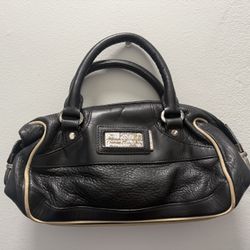 Vintage 90s Leather DKNY Small Bag Purse 