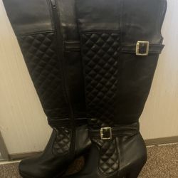 Black High Heel Boots