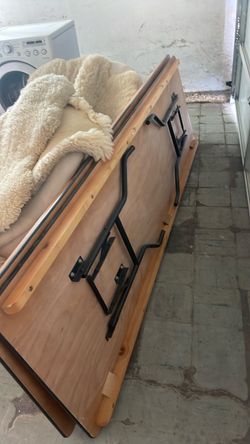 Wood party tables