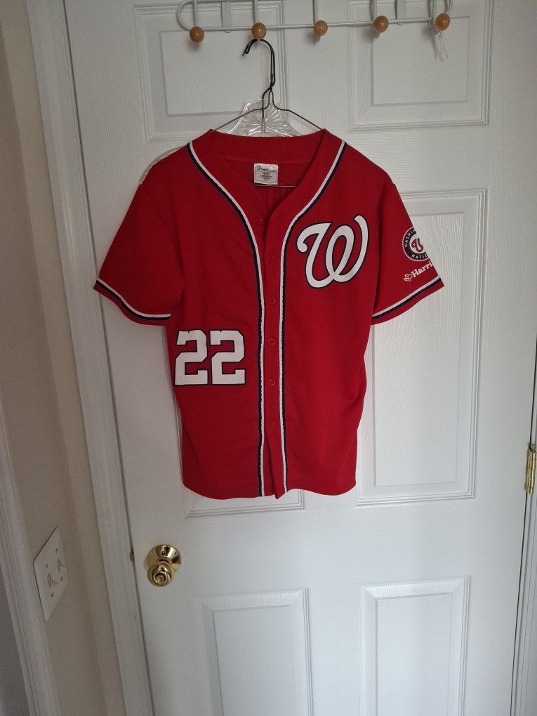 Washington Nationals Youth Large Soto 22 Baseball Jersey