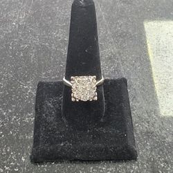 14kt WG Diamond Ring. (C-5) SIZE 9 .75ct. ASK FOR RYAN. #(contact info removed)54