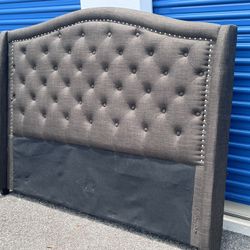 QUEEN SIZE BED FRAME TUFTED HEADBOARD ONLY