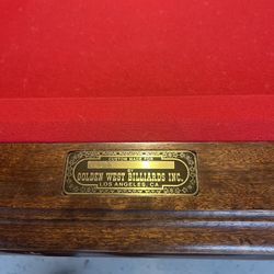 Golden West Pool Table 