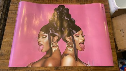 Cardi B And Meg Thee Stallion Printed Picture