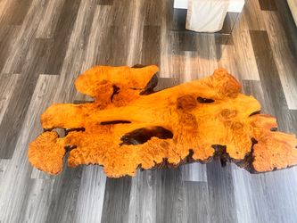 Beautiful Live Edge Natural Wood Coffee Table