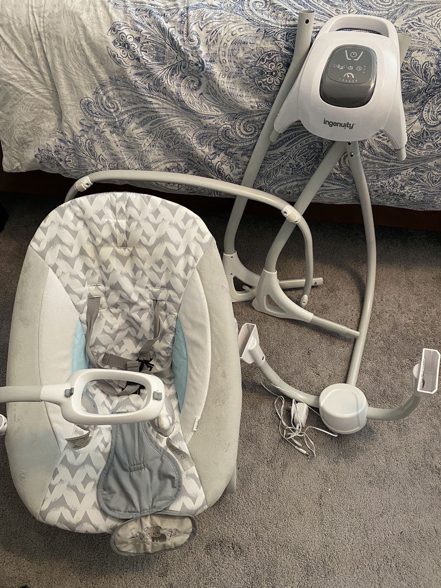 Ingenuity 2 in 1 Electric Swing & Rocker