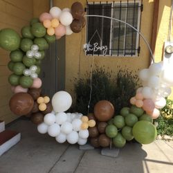 Baby Shower Balloon Set-up 