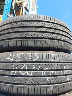 Vendo 2 Llantas Usadas 215 55 17 Hankook