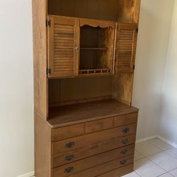 Ethan Allen Country Hutch, Buffet, Dresser