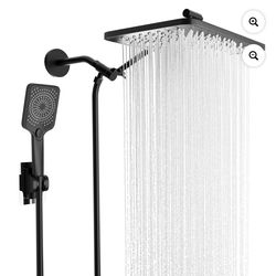 12 in Coverage High Pressure Rain Shower Head Combo