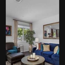 Brass Drum Coffee Table 