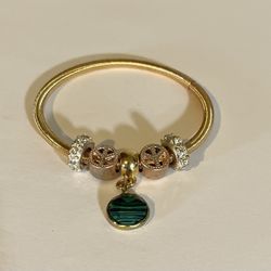 Peaceful Elegance-Handcrafted Gold Bracelet by Nancz Artisan’s Nook 