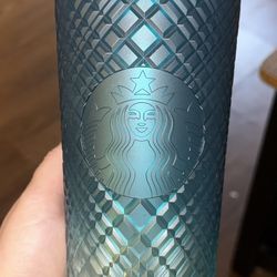 Starbucks Aqua / Teal Jeweled Cold Cup – Summer 2022
