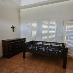 Bed Frame Mattress & Deep Drawer Dresser