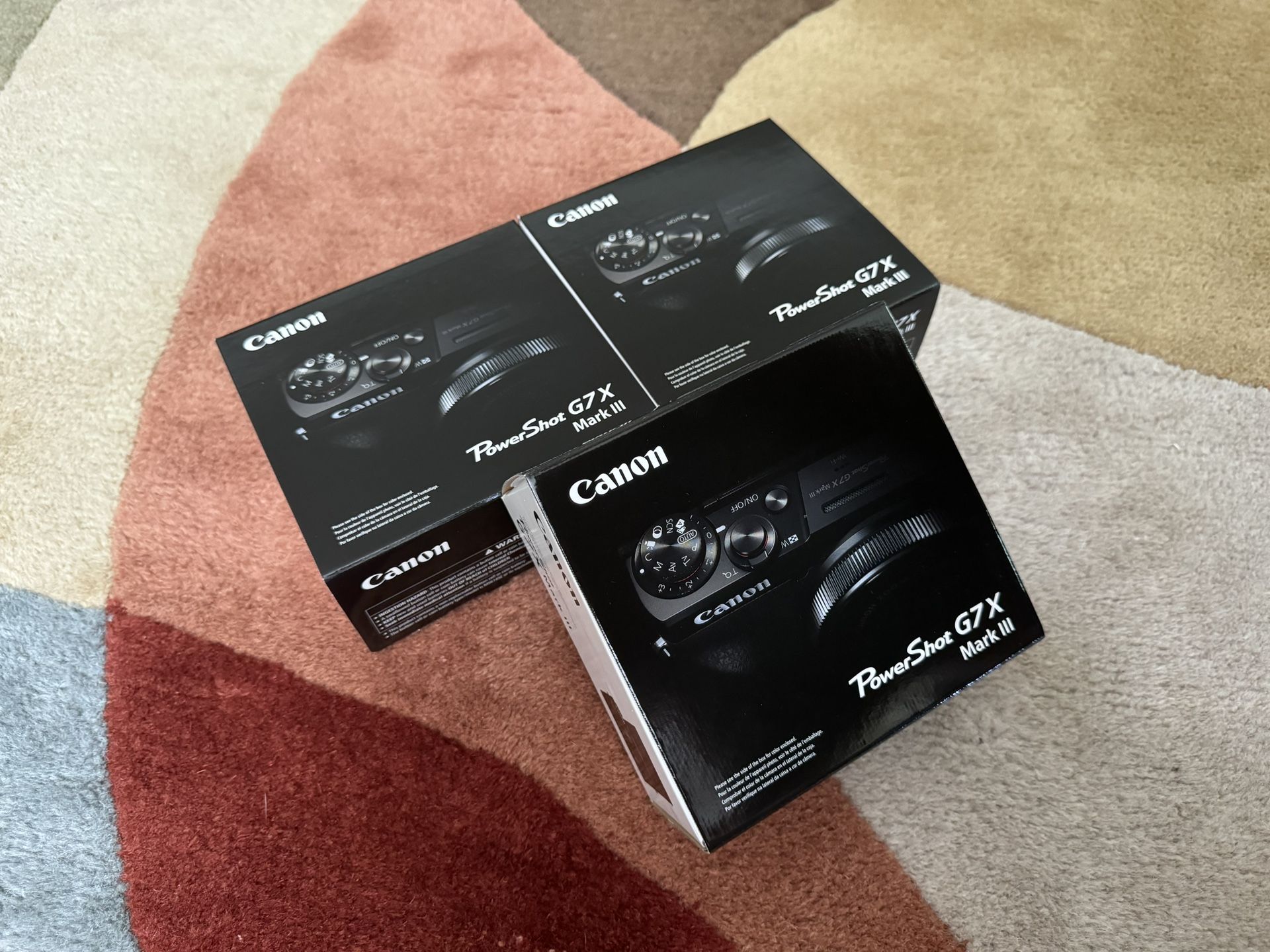 Canon PowerShot G7 X Mark III Black Camera Brand New