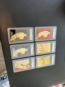 Accepting The Highest Offer: Kobe Bryant Official 1996 Rookie Fleer Gold Cards Gem - Mint 10 Set Of 6