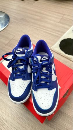 Men Nike dunks blue/ white