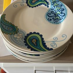 8 large Dinner plates 