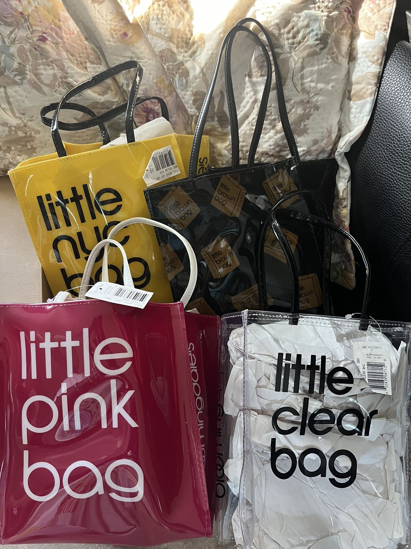 Bloomingdale’s little tote bags