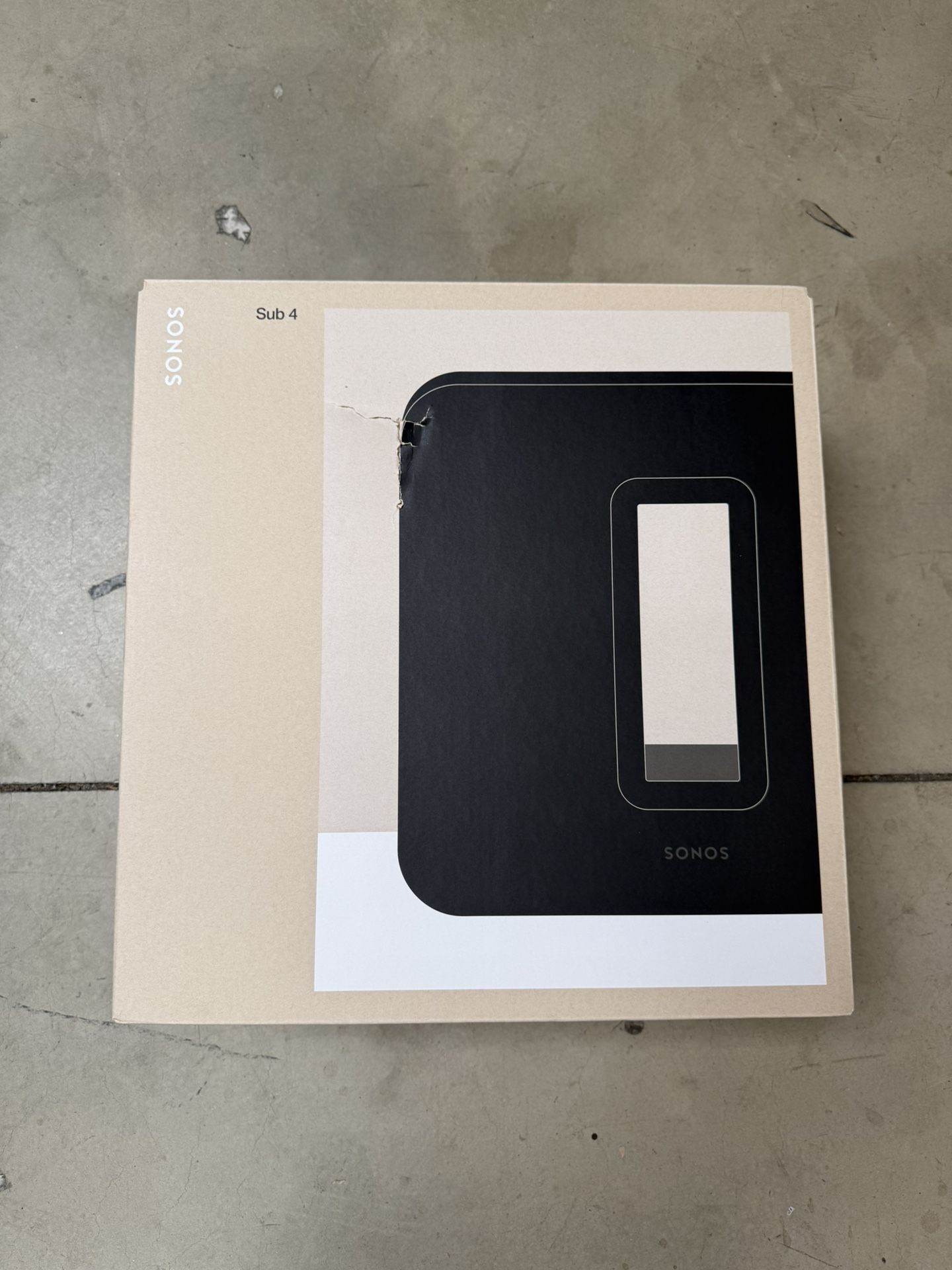 Sonos Sub 4 - Wireless Subwoofer - Black