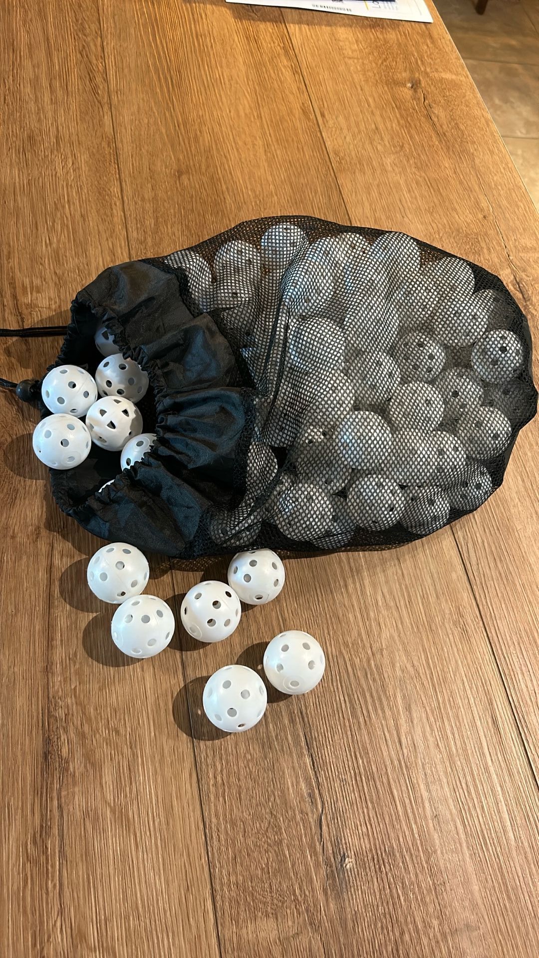Bag of 50 Golf Whiffle Balls