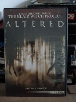 Altered DVD Horror Film Rogue