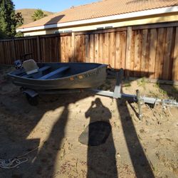 Boat And Trailer