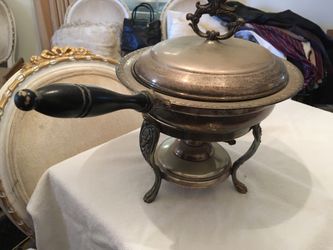 Fancy silver Food warmer