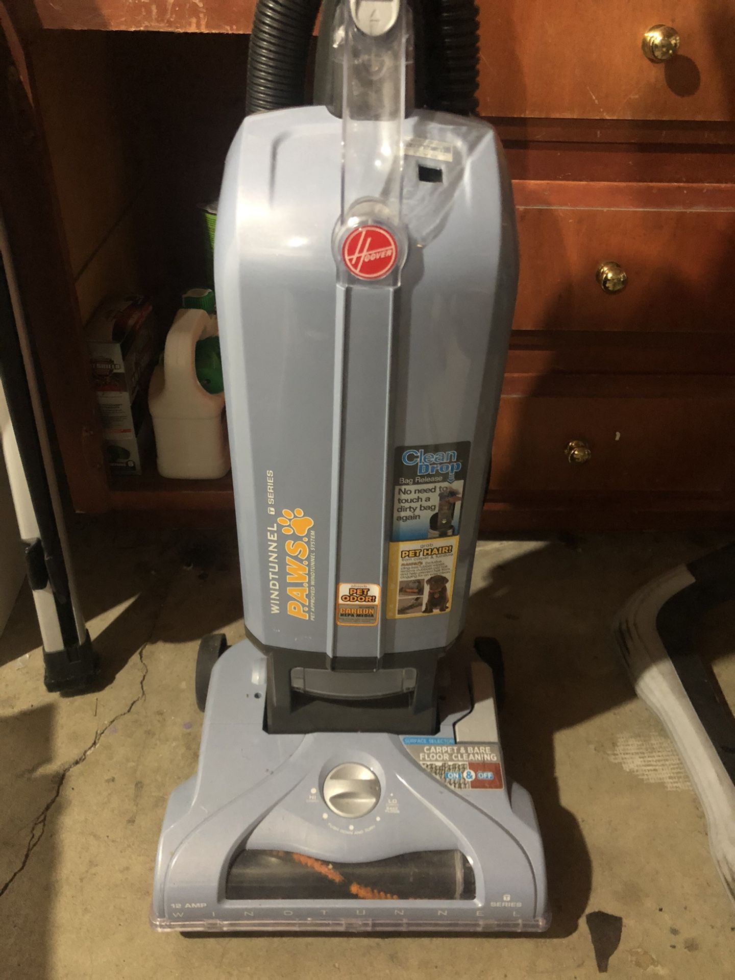 Hoover Windtunnel TSeries Pet Bagged Upright Vacuum (PAWS) for Sale