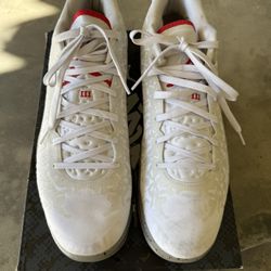 Worn Mens Size 13 Nike Jordan Zion 3 White University Red