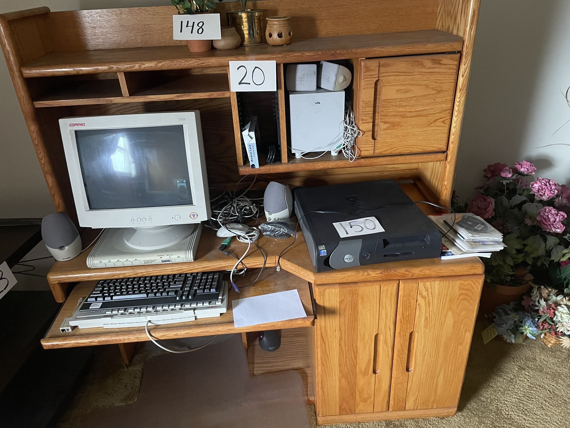 oak desk