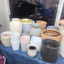 PLANT POTS AND STANDS  $2 to $20