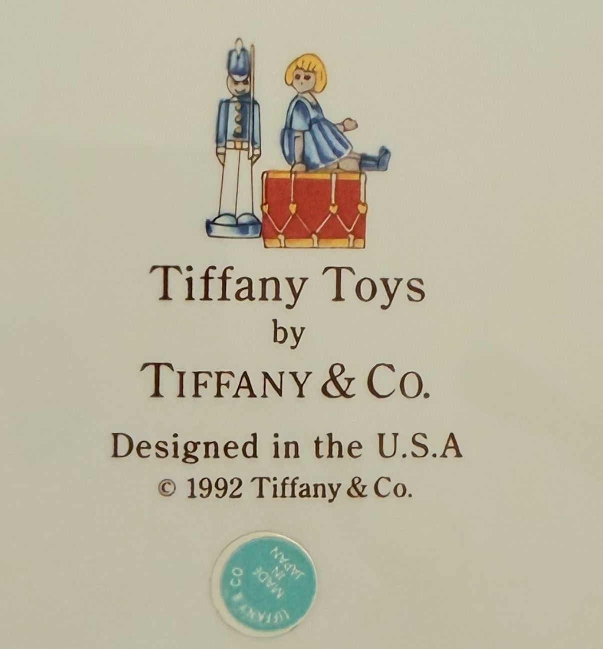Tiffany Toys by Tiffany & Co. 1992