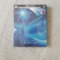 Disney Frozen Steelbook 4K Best Buy Limited Edition (4K Ultra HD + Blu ray + Digital Code) 