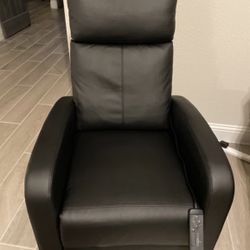 Faux Leather Massage Chair Home Theater Seat with Massage Function