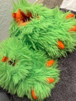 Green Monster Claw Slippers toddlers