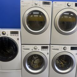 LG Set Washer And Dryer Gas