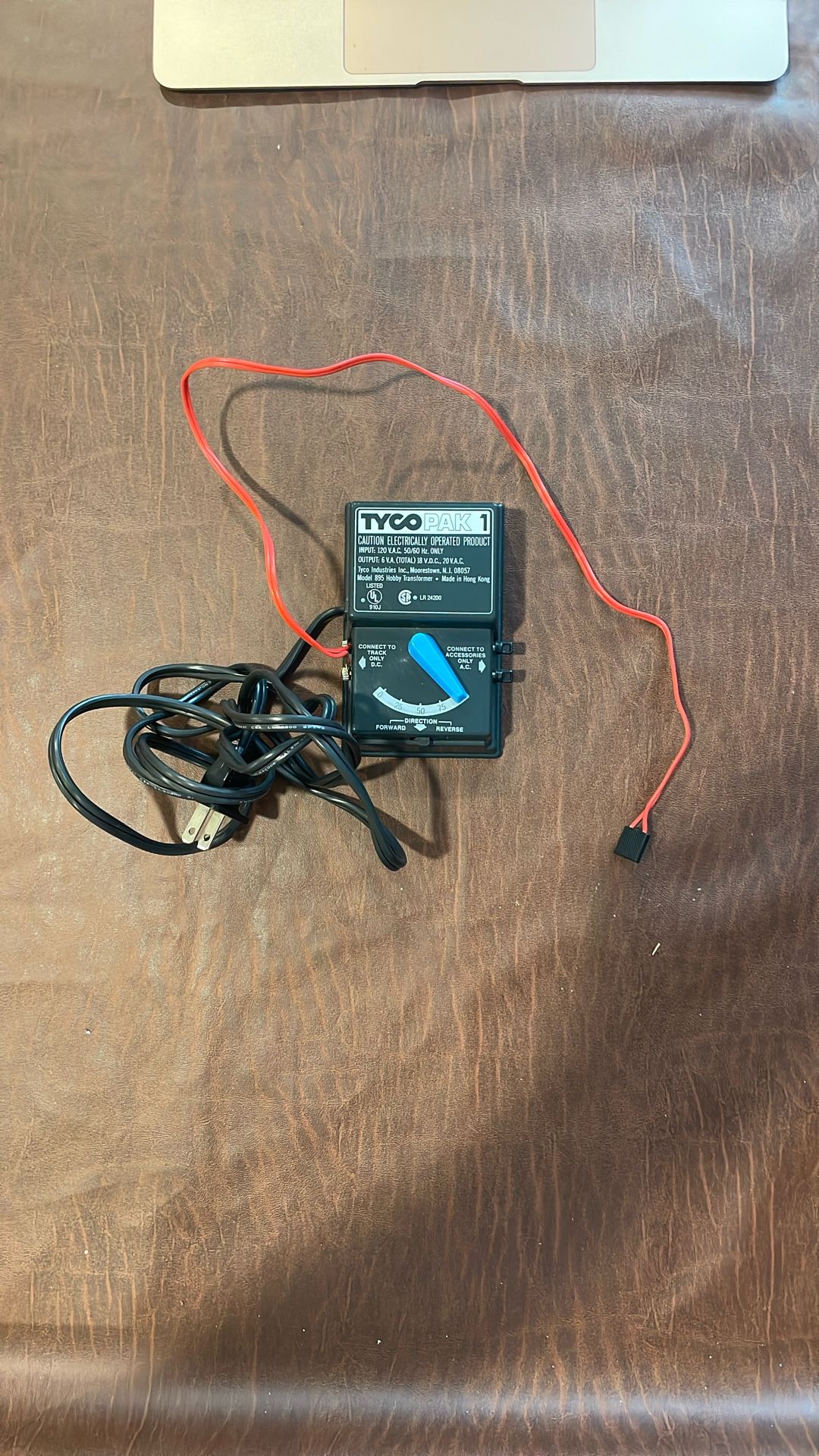 TYCO Pak 1 Model 895 AC/DC Train Transformer Controller