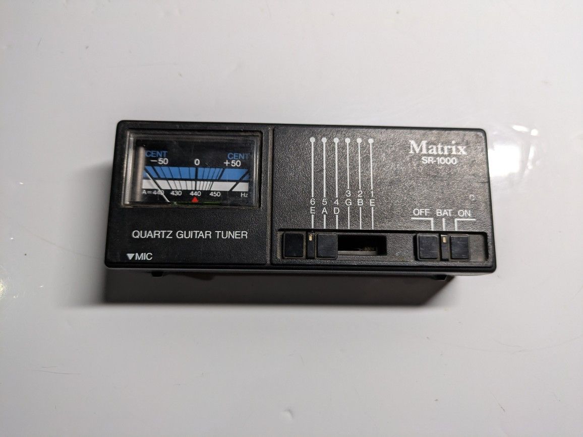 Matrix Analog Guitar Tuner Vintage , Like New 