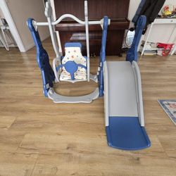 Toddler Playset - Slide And Swing Set
