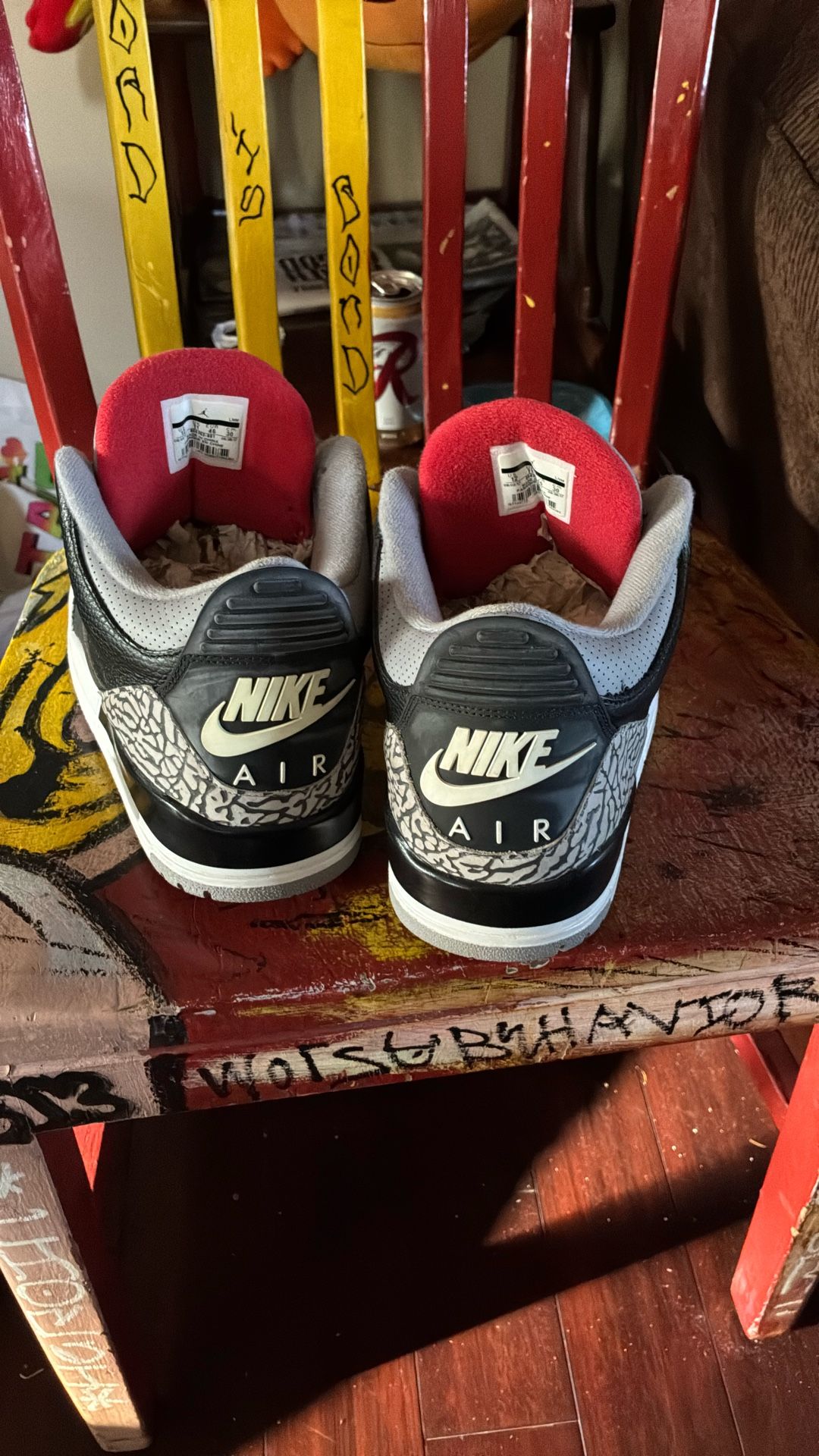 air jordan black cement 3