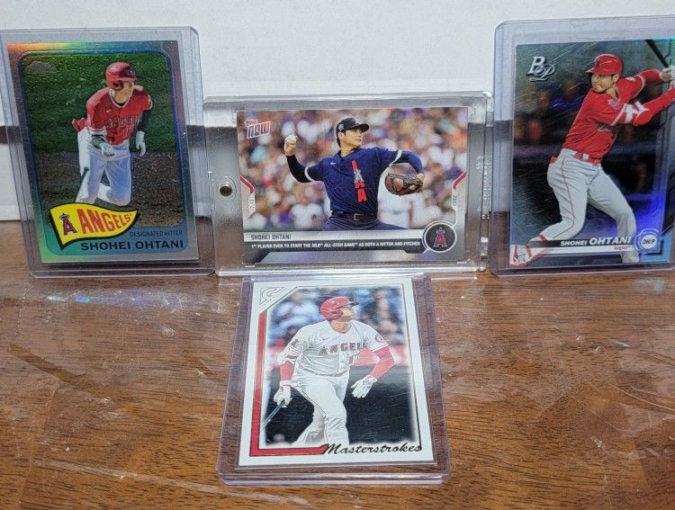 Ohtani Angels Mix Baseball Cards 