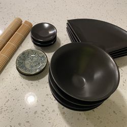 World Market Sushi Making & Poke Dishware Set