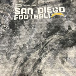 San Diego Chargers Zip Up Hoodie 