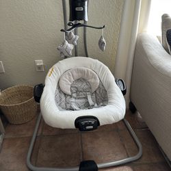 Graco DuetConnect LX Infant Baby Swing and Bouncer, Perfect for Newborns to Toddlers