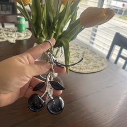 Black Coach Cherry Charm